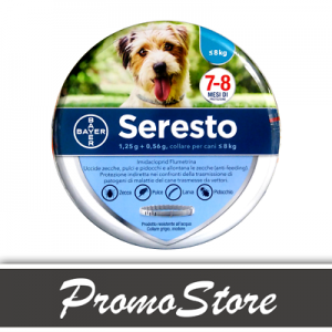 shopping ציוד כלבים Seresto Bayer Collare Antiparassitario per Cani meno di 8Kg 8 mesi di Protezione