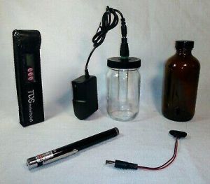 FOUR NINES FINE Ionic Colloidal Silver Generator 8 Ounce 9999 12 GA +TDS Meter