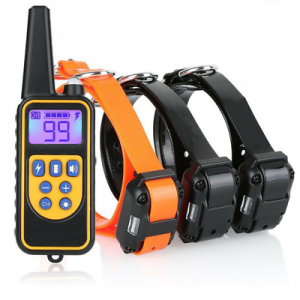 800m Electric Dog Training Collar Pet Remote Control Waterproof Rechargeable LCD