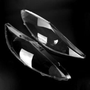 2Pcs Car Headlight Headlamp Lens Covers Left&Right TGDCR01542 For Ford Fiesta 2009-2014