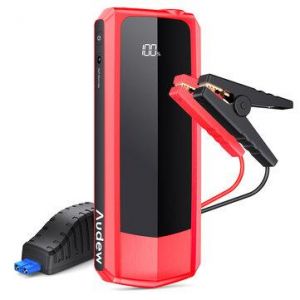 AUDEW 2000A 20000mAh Car Jump Starter Power Bank With LCD Display Dual USB Output QC3.0 Charging