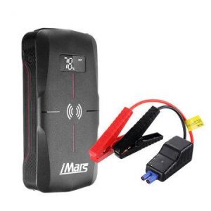 iMars J03 1300A 16000mAh Portable Car Jump Starter Emergency Battery Booster 10W Wireless Charging QC3.0 Power Bank Waterproof wit