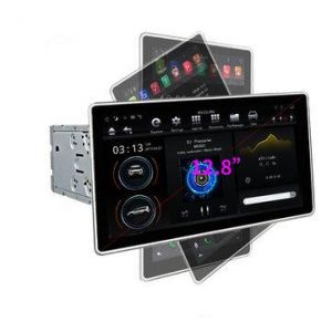 PX6 12.8 Inch for Android 8.1 Car Stereo Radio 180 Degree Rotable IPS Touch Screen 4G+64G GPS WIFI 3G 4G FM AM Support Vehicle Bal