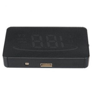 shopping  ציוד ואבזרי הרכב  Smart Car OBD2 Model HUD Head Up Display Speedometer LED Projector Over Speed Alarm