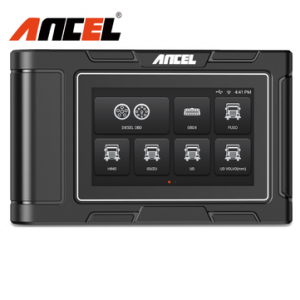 ANCEL Heavy Duty Diesel Truck Diagnostic Scanner 12V/24V Car 2 in 1 Full System DPF Pin Detect OBD2 Automotive Truck Scanner