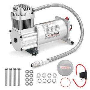 12V 150Psi Air Compressor 1/4" Hose Kit For Car Truck Train Horns Suspension