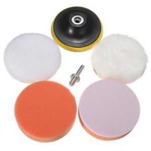 5 Pcs Car Wax 10 cm Nylon Wool Wheel Polishing Disk