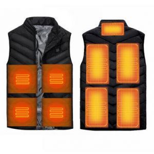 Enusic&trade; 9 Heating Pads USB Electric Heated Vest Jacket Warm Body Warmer Pad Winter Thermal