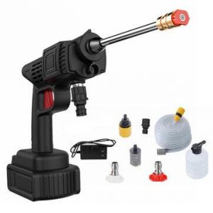24V 600W 20000mAh High Power Washing Guns Wireless Rechargeable Washer High-pressure Water Pump With Battery For Car Motorcycle