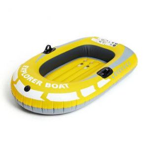 Inflatable Boat Kayak Canoe 1 Person 90KG Rowing Air Drifting Diving Fishing Wear-Resistant
