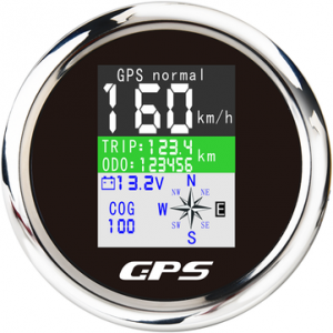 85 مللي متر 9-32 فولت TFT شاشة GPS عداد السرعة عداد المسافات البحرية قارب يخت رحلة COG مع هوائي GPS