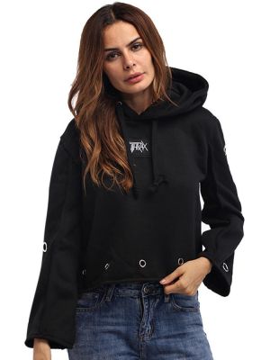 Casual Women Hooded Long Sleeve Pullover Sweatshirts