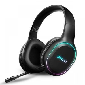 Picun P80S bluetooth 4.1 Gaming Headset LED Lighting Noise Cancelling Wireless Headphone With Mic