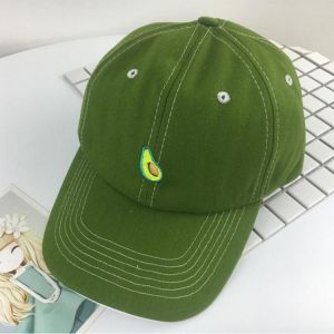 Unisex Fruit Avocado Green Pattern Baseball Cap