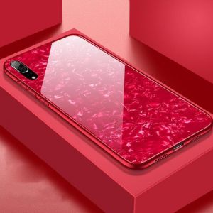 Bakeey Shell Glossy Tempered Glass Soft Edge Protective Case for Huawei P20/ Huawei nova 3e/ P20 PRO