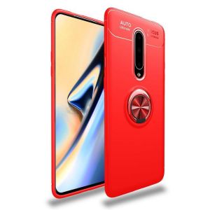 Bakeey Shockproof Magnetic Adsorption Protective Case with Finger Ring Holder for OnePlus 7 PRO