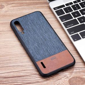 Bakeey Luxury Fabric Splice Soft Silicone Edge Shockproof Protective Case For Xiaomi Mi A3 / Xiaomi Mi CC9e