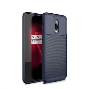 Bakeey Carbon Fiber Shockproof Soft TPU Protective Case For Oneplus 6T / OnePlus 7
