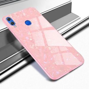 Bakeey Shell Glossy Soft Frame Hard Back Tempered Glass Protective Case for Huawei Honor 8X Max