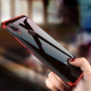 Bakeey&trade; Plating Transparent Shockproof Soft TPU Back Cover Protective Case for Xiaomi Redmi Note 7 / Note 7 Pro