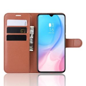 Bakeey Litchi Pattern Shockproof Flip with Card Slot Magnetic PU Leather Full Body Protective Case for Xiaomi Mi A3 / Xiaomi Mi CC