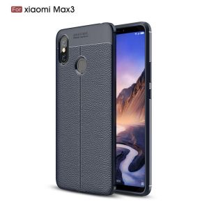 Bakeey Litchi Anti-fingerprint Silicone Protective Case For Xiaomi Mi Max 3