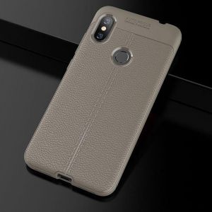 Bakeey Litchi Pattern Soft TPU Anti-fingerprint Back Protective Case For Xiaomi Redmi Note 6 Pro