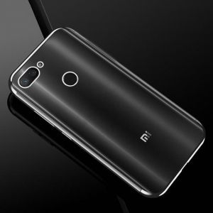Bakeey&trade; Color Plating Transparent Soft TPU Back Cover Protective Case for Xiaomi Mi 8 Lite 6.26 inch