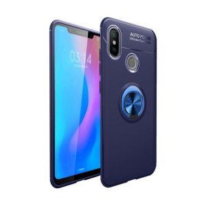Bakeey&trade; Shockproof Silicone Back Cover Protective Case with Finger Ring Holder for Xiaomi Mi Max 3