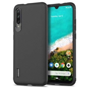 Bakeey Carbon Fiber Texture Slim Soft Silicone Shockproof Protective Case for Xiaomi Mi 9 Lite / Xiaomi Mi CC9