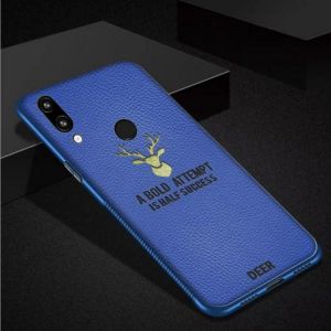 Bakeey Plating Border Deer Pattern PU Leather Soft Edge Protective Case For Xiaomi Redmi Note 7 / Redmi Note 7 Pro