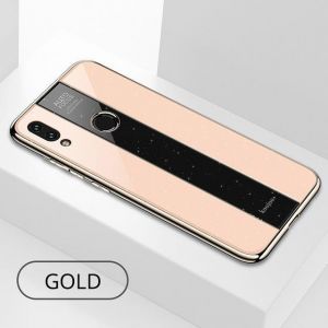 Bakeey Luxury Printed Tempered Glass Soft Silicone Protective Case For Xiaomi Redmi Note 7 / Redmi Note 7 Pro