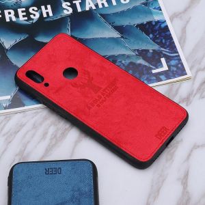 BAKEEY Deer Shockproof Anti-Scratch Cloth&amp;TPU Protective Case For Xiaomi Redmi 7 / Redmi Y3