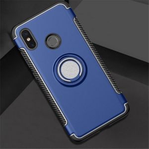 Bakeey&trade; Shockproof Soft TPU Back Cover Protective Case with Ring Holder for Xiaomi Redmi Note 6 Pro