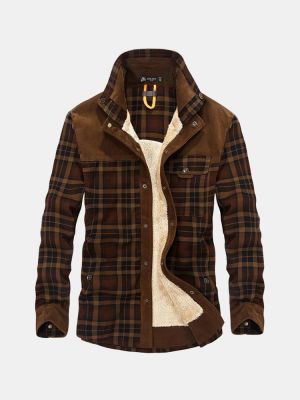 Business Turn Down Collar Thick Jacket