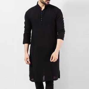 Men&#039;s Pakistan Kurta Kaftan Long Sleeve Pajama Ethnic Dress Shirt Blouse Tops