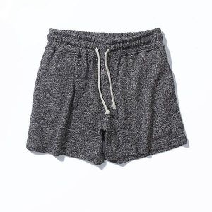 shopping מכנסיים Summer Mens Bodybuilding Shorts Pants Breathable Elastic Waist Drawstring Jogging Home Shorts