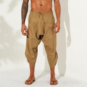 shopping מכנסיים Mens Summer Solid Color Casual Corduroy Pants