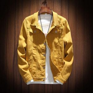 Mens Casual Jeans Spring And Autumn Season Denim Jacket