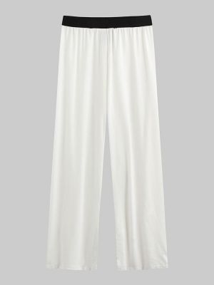 Men Soft Thin Casual Stretch Cotton Pajama Pants Simple Lounge Pants
