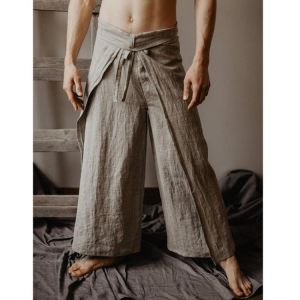 Casual Loose Multi-functional Fisherman Pants Strap Trousers