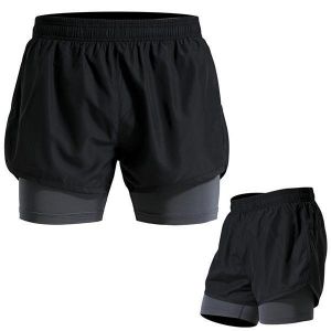 Summer Mens Outdooors Sports Causal Shorts Hit Color Gym Running Quick Drying Fitness Shorts