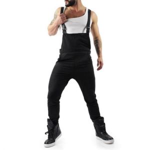 Mens Work Cargo Jumpsuit Slim Fit Overalls Strap Bib Pants test