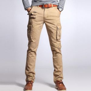 Men's Fashion Cargo Pants Multi Pockets Outdoors Camo Style Casual Cargo Pants