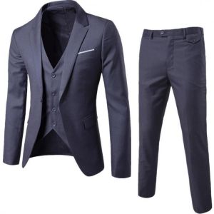 Three Pieces Suit One Breasted Wedding Dress Suit Blazers