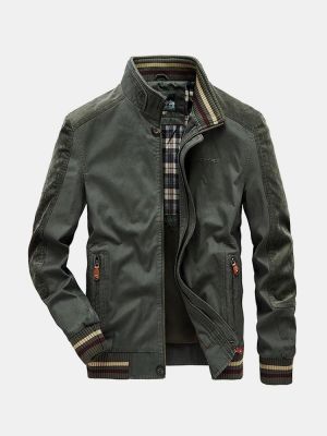 Men's Explosion Models Stand Collar New Jacket Business Youth Casual Loose Coats