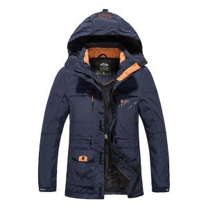 Outdoor Waterproof Multi-Pockets Detachable Hood Jacket