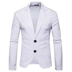 shopping מעילים וג׳קטים Stylish 2 Buttons Casual Blazers Suit Jacket for Men