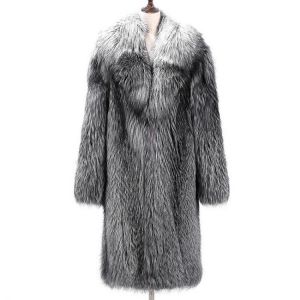 Mens Mid-long Coat Thickened Warm Single-breasted Trench Coats