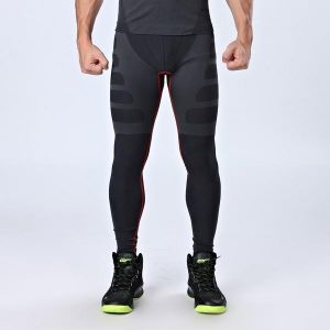 Mens Professional Sports Compression Tights Quick Dry Breathable Sports Pants Sportswear